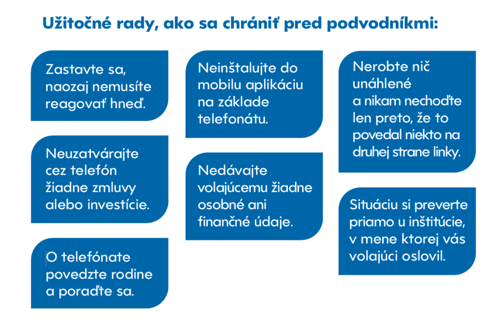 Grafika s radami ako sa chrániť pred podvodmi