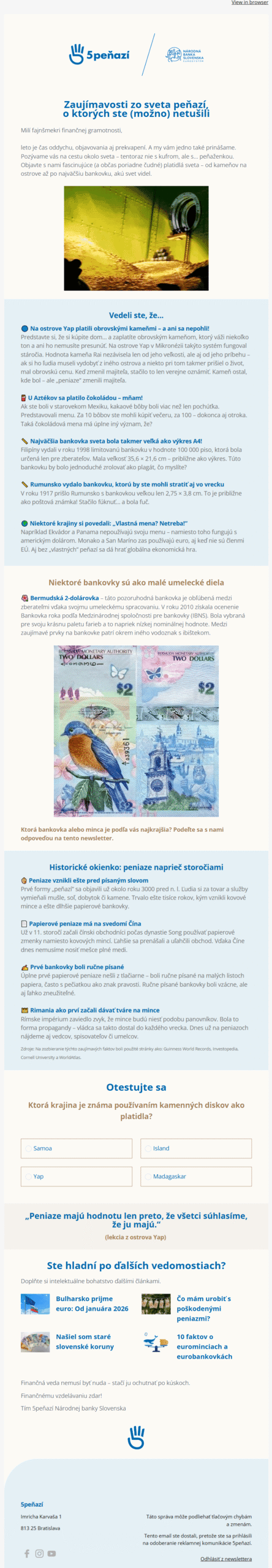 Finančné jednohubky #5 – Zaujímavosti zo sveta peňazí, o ktorých ste (možno) netušili